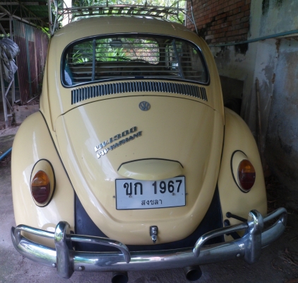ขายโฟล์คเต่าปี " 1967 " ป้ายทะเบียนเลขเดียวกับปีรถ.
