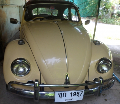 ขายโฟล์คเต่าปี " 1967 " ป้ายทะเบียนเลขเดียวกับปีรถ.