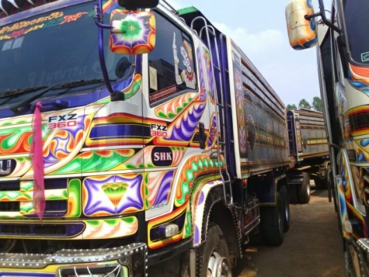 ขายรถบรรทุก 22 ล้อ พ่วงแม่-ลูกดั๊มพ์ ยี่ห้อ ISUZU DEGA FXZ 360 แรงม้า ปี 2554 ( เจ้าของขายเอง ไม่รับนายหน้า )