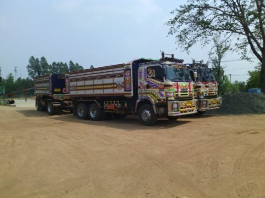 ขายรถบรรทุก 22 ล้อ พ่วงแม่-ลูกดั๊มพ์ ยี่ห้อ ISUZU DEGA FXZ 360 แรงม้า ปี 2554 ( เจ้าของขายเอง ไม่รับนายหน้า )