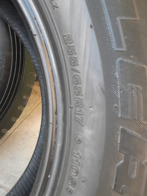 255/65R17 BRIDEGESTONE DUELER H/T ปี 2012 มี 1 เส้น tel.081-427-3941