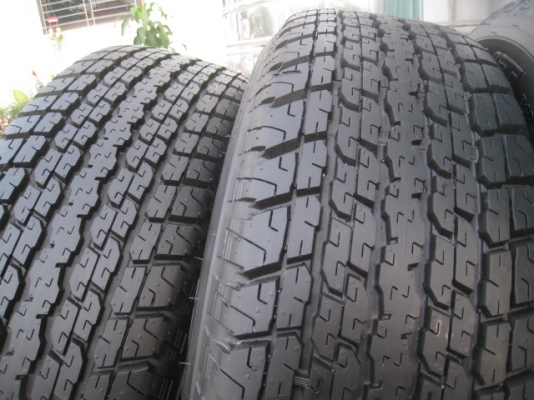 ขายล้อแม็กป้ายแดง dmax 17"x7" et33 6 รู139.7 ยาง bridgestone dueler h/t 840 255/65r17 ยางผลิตสัปดาห์ที่ 31 ปี 2014 ตุ่มที่หน้ายางมีทุกเส้นครับ triton plus, pajero ใส่ได้ครับ ขายทั้งชุด 21,500 บาทครับ สนใจติดต่อเล็กคลองสามครับ 081-3747940