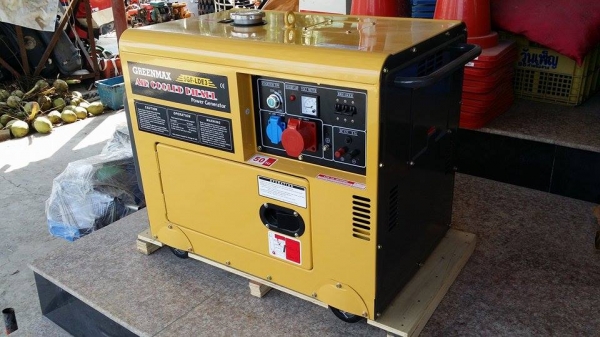 เครื่องปั่นไฟ GREENMAX5GF-LDE-3 สินค้ามือ 1 ปั่นไฟออก 380V, 220V., 12V. สินค้าพร้อมส่ง