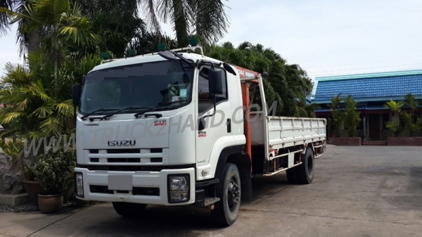 รถบรรทุกติดเครน ISUZU 6 ล้อติดเครน KATO 3 ตัน เครน 2 ชัก 3 ปอก ใช้งานไป 46,954 กิโล