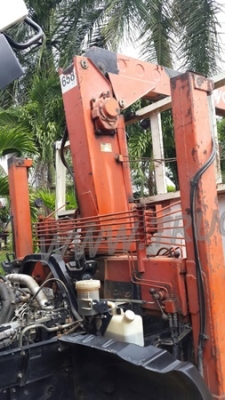 รถบรรทุกติดเครน ISUZU 6 ล้อติดเครน KATO 3 ตัน เครน 2 ชัก 3 ปอก ใช้งานไป 46,954 กิโล