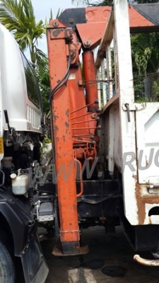 รถบรรทุกติดเครน ISUZU 6 ล้อติดเครน KATO 3 ตัน เครน 2 ชัก 3 ปอก ใช้งานไป 46,954 กิโล