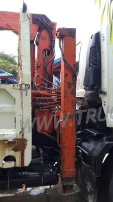 รถบรรทุกติดเครน ISUZU 6 ล้อติดเครน KATO 3 ตัน เครน 2 ชัก 3 ปอก ใช้งานไป 46,954 กิโล