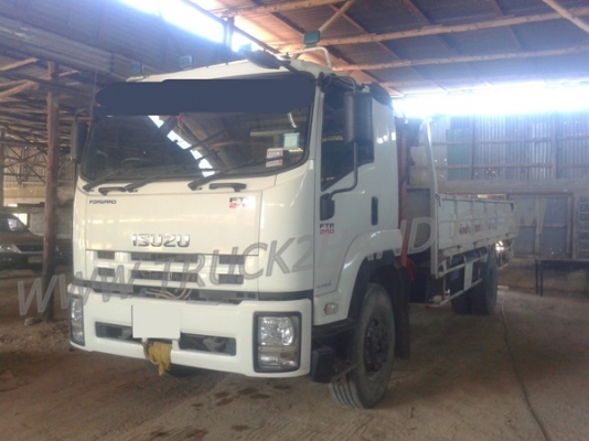 รถบรรทุกติดเครน ISUZU 6 ล้อติดเครน KATO 3 ตัน เครน 2 ชัก 3 ปอก ใช้งานไป 46,954 กิโล