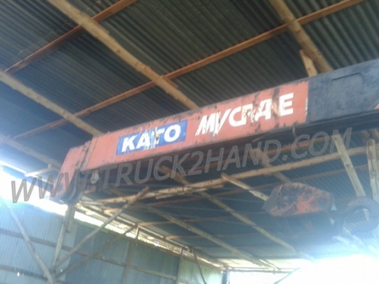 รถบรรทุกติดเครน ISUZU 6 ล้อติดเครน KATO 3 ตัน เครน 2 ชัก 3 ปอก ใช้งานไป 46,954 กิโล