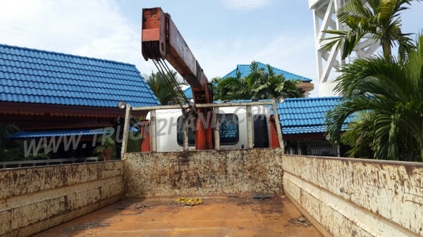 รถบรรทุกติดเครน ISUZU 6 ล้อติดเครน KATO 3 ตัน เครน 2 ชัก 3 ปอก ใช้งานไป 46,954 กิโล