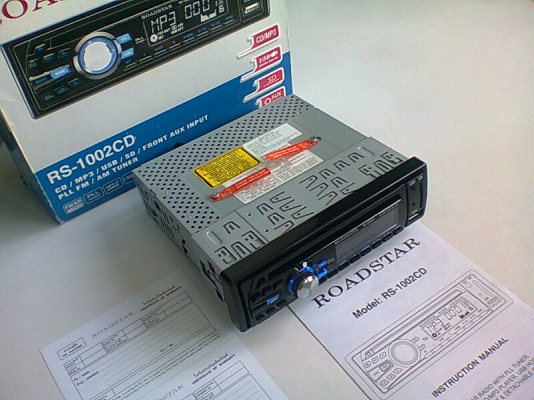 เครื่องเล่น ROADSTAR CD USB SD MP3 AUX FM