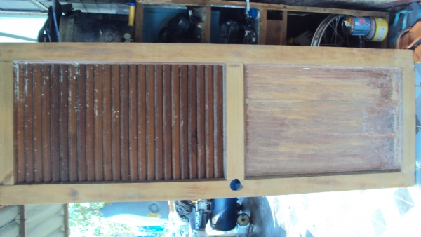 ขายประตูไม้สัก 70x200ซ.ม1200บาท