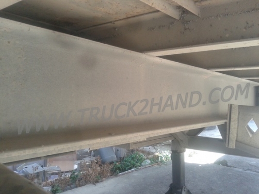 หางพ่วงพื้นเรียบ  ของอู่พนัส  ยาว 9.56  เมตร   กว้าง  2.50 เมตร