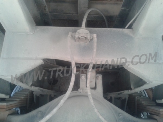 หางพ่วงพื้นเรียบ  ของอู่พนัส  ยาว 9.56  เมตร   กว้าง  2.50 เมตร