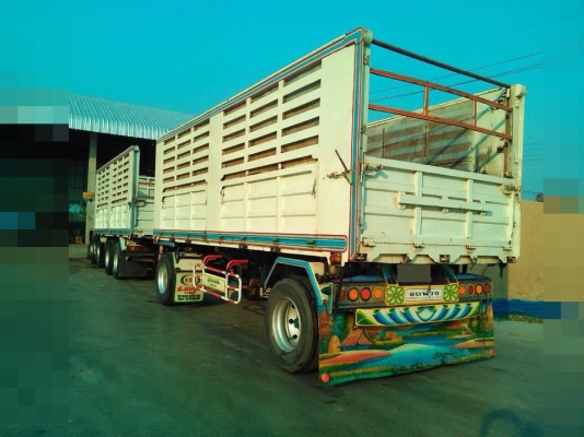 ขายรถสิบล้อ Isuzu DECA 270 คอกเกษตรดั้มเหล็กแม่ลูก ปี49รถสวยพร้อมใช้งาน