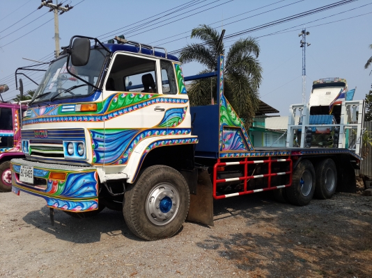 ขายรถเทรลเลอร์ 10 ล้อ ISUZU JUMBO เครื่อง PO9C=315 แรงม้า บรรทุกรถเกี่ยวข้าว
