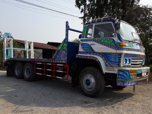 ขายรถเทรลเลอร์ 10 ล้อ ISUZU JUMBO เครื่อง PO9C=315 แรงม้า บรรทุกรถเกี่ยวข้าว