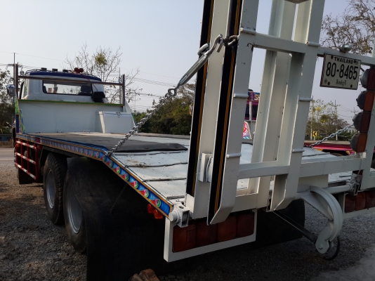 ขายรถเทรลเลอร์ 10 ล้อ ISUZU JUMBO เครื่อง PO9C=315 แรงม้า บรรทุกรถเกี่ยวข้าว