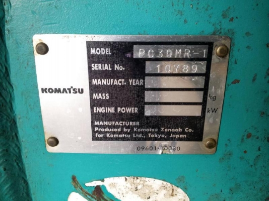 PC30MR-1 # 10789 : Komatsu Mini Excavator by กุ้ง:0813062283