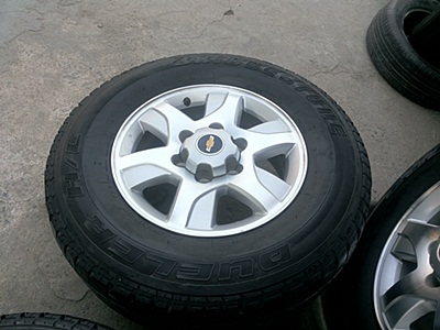 ขายล้อแม็กChevrolet trail blazer 16ยาง245/70/16ปี 12 4 ล้อ ขายล้อแม็กChevrolet trail blazer 16ยาง245/70/16ปี 12 4 ล้อ