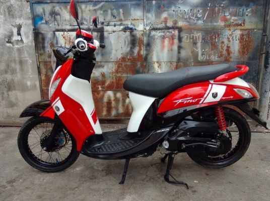 New Fino FI ลายsportสี แดง-ขาว-ดำ รถปี56 หัวฉีดประหยัดน้ำมัน ครับ New Fino FI ลายsportสี แดง-ขาว-ดำ รถปี56 หัวฉีดประหยัดน้ำมัน ครับ