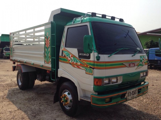 6 ล้อ HINO FC กระจกไฟฟ้า ปี 39 เครื่อง JO5C  150 แรง 6 เกียร์ กระบะดั้ม ต่อใหม่