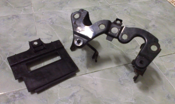 ฝาปิดแบตเตอร์รี และเหล็กโครงหน้า MTX