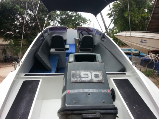 ขายเรือเร็ว 18 ฟุต เครื่องยามาฮ่า90แรง