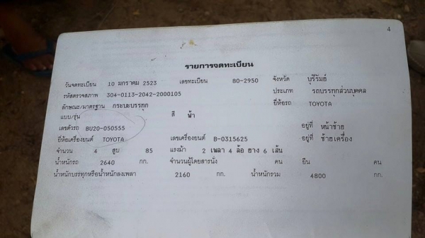 ขาย6ล้อดัมพ์TOYOTA BU20เครื่อง85แรง แชชซีสวยเครื่องดี เครื่องดีเอกสารเล่มทะเบียน พร้อม สภาพาพพร้อมลุยงาน กระบอกดีดัมพ์พร้อมใช้