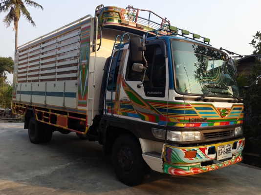 ขายรถดั้มพ์ 6 ล้อ HINO เครื่อง HO7D =195 แรงม้า บรรทุกข้าว พืชผลทางการเกษตรดีครับ
