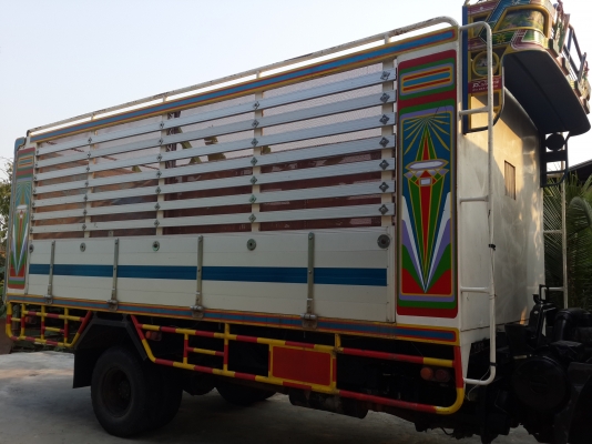 ขายรถดั้มพ์ 6 ล้อ HINO เครื่อง HO7D =195 แรงม้า บรรทุกข้าว พืชผลทางการเกษตรดีครับ