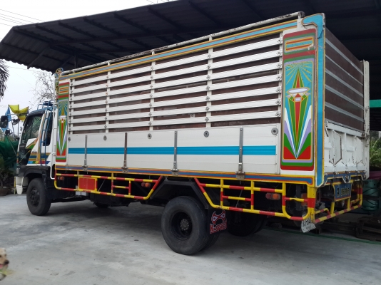 ขายรถดั้มพ์ 6 ล้อ HINO เครื่อง HO7D =195 แรงม้า บรรทุกข้าว พืชผลทางการเกษตรดีครับ