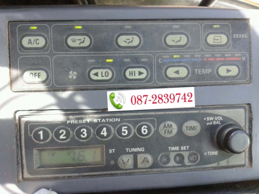 ขายรถแบคโฮเก่านอก ติดไลห์พร้อมหัวกระแทก