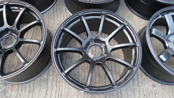 ขอบ 18 แม็กเดิม ติดรถ Z350 5รู114 กว้าง9 1/2 ET20 ยื่นมากมาย