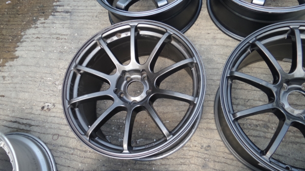 ขอบ 18 แม็กเดิม ติดรถ Z350 5รู114 กว้าง9 1/2 ET20 ยื่นมากมาย