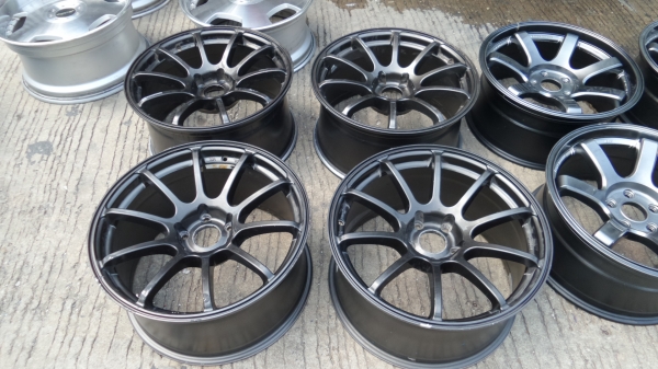 ขอบ 18 แม็กเดิม ติดรถ Z350 5รู114 กว้าง9 1/2 ET20 ยื่นมากมาย