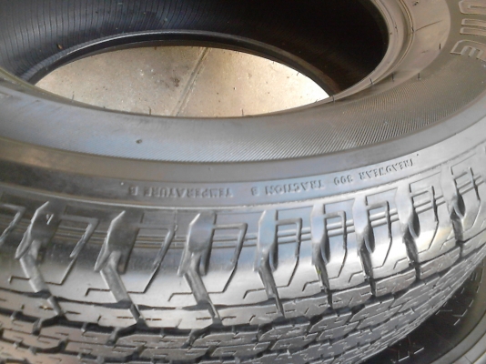 255/65R17 BRIDGESTONE DUELER H/T 840 ปี2012  มี 1 เส้น TEL.081-427-3941