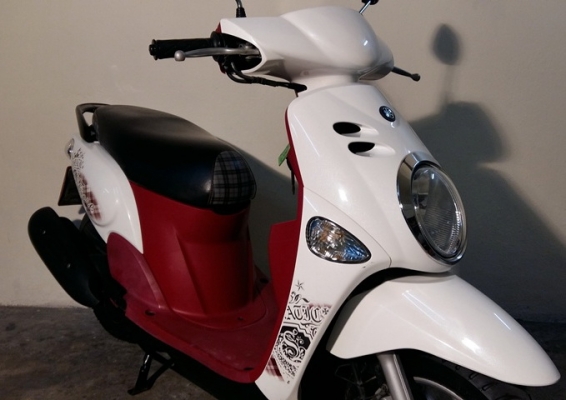 fiore สีขาวแดง สีสวยขายดี รถเดือน มี ค.ปี 55 ไมล์ 6 พันโล ล้อแมกซ์ หัวฉีดประหยัดน้ำมัน แถม 3 รายการ 24900