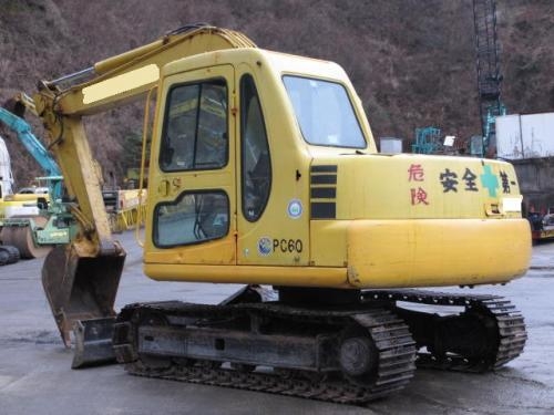 รถขุด KOMATSU PC60-7 S/N 54623 ปี 1997 ชั่วโมง 6022 เข้าไทยแล้ว