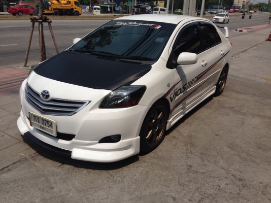 TOYOTA VIOS ปี 2009 AUTO ชุดแต่งสเกิดรอบคัน ติดแก็ส LPG หัวฉีด รถน่าขับมีสเนห์สุดๆ ล้อ MAX แต่ง เครื่องดี แอร์เย็น จัดไฟแนนได้ ฟรีดาวน์
