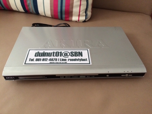 AKIRA เครื่องเล่น DVD-CD รุ่น DVD-KT2884 รองรับระบบเสียง dts,DOLBY,HDCD,P-SCAN (มีคาราโอเกะในตัว)