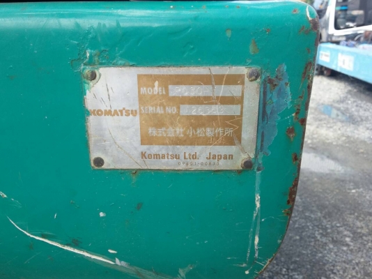รถขุด KOMATSU PC30-7 Serial NO.26363 แทรคยาง รถขุด KOMATSU PC30-7 Serial NO.26363 แทรคยาง