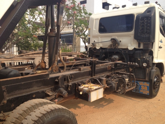 ขายหกล้อดัมพ์ HINO MEGA FC4J 150 สมอทอง ดัมพ์สามมิตร จัดไฟแนนซ์ได้