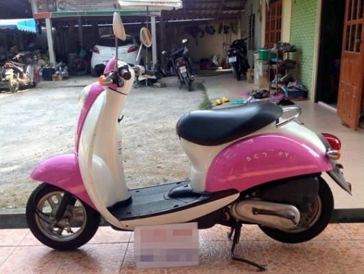 ขาย HONDA SCOPPY 50cc4จังหวะ สตาร์ทมือ+เท้าใช้ได้ครบ สีสวยเครื่องดี