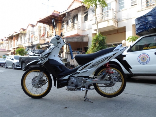 ยังไงก็ขาย SUZUKI SHOGUN125 ปี50 สตาร์ทมือ สวยๆ รถบ้านเดิมๆ เอกสารชุดโอนครบ รับประกันการโอน