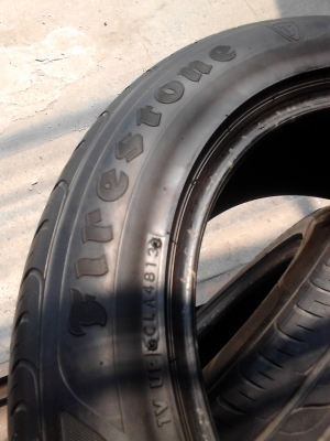 225/55R17 FIRESTONE TZ700 มี 2 เส้น ปี 2013  TEL.081-427-3941
