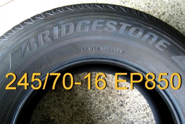 ยาง bridstone EP850 245/70-16 ปี14