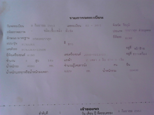 ขายรถบรรทุกหกล้อ MEGA  500   150  แรง ยาว 5.50 ม.  สภาพสวยพร้อมใช้งาน ราคา 950000  ต่อรองได้ รถห้างมือเดียว