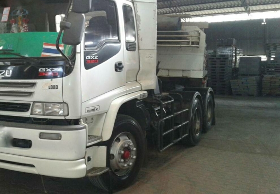 รถอีซูซุ 10 ล้อ หัวลาก  GXZ  320 แรงม้า. ปี 49  ( ขายแม่ , ลูก. )   สนใจติดต่อ 081 - 6079515