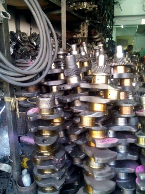 เพลาข้อเหวี่ยง MITSUBISHI 6DS,6D14,6D15,6D16,6D17,6D22,6D24,6D31,6D40,6M60,6M61,6M70,4D31,4D32,4D33,4D34,4D36,4M40,4M41,4D56 KOMATSU 3D84,3D94,3D95,4D95,4D105,6D105,6D125 CAT 3116 รับประกัน